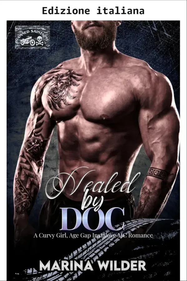 Copertina dell'ebook Guarita da Doc (Damned Saints MC Vol. 6) di Marina Wilder