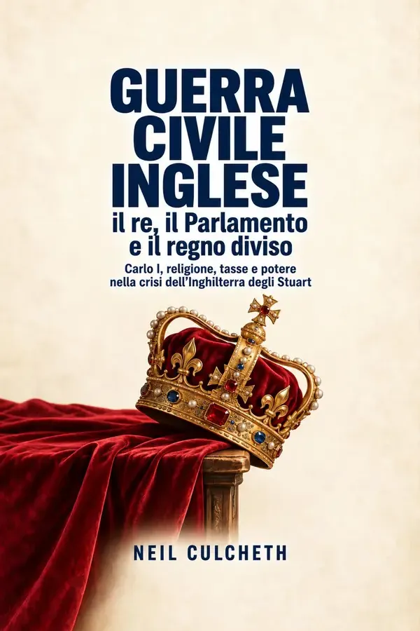 Copertina dell'ebook Guerra civile inglese: il re, il Parlamento e il regno diviso: Carlo I, religione, tasse e potere nella crisi dell'Inghilterra degli Stuart di Neil Culcheth