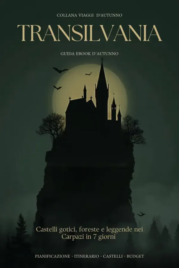 Copertina dell'ebook Guida di Viaggio in Transilvania: itinerario completo di 7 giorni in Autunno: Castelli leggendari, borghi medievali e foliage | budget, mappe e consigli ... (Viaggi d'Autunno · Edizione 2026 Vol. 3) di Greta Pastori
