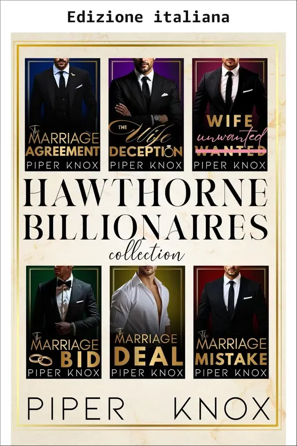Copertina dell'ebook Hawthorne Billionaires: la serie completa di Piper Knox