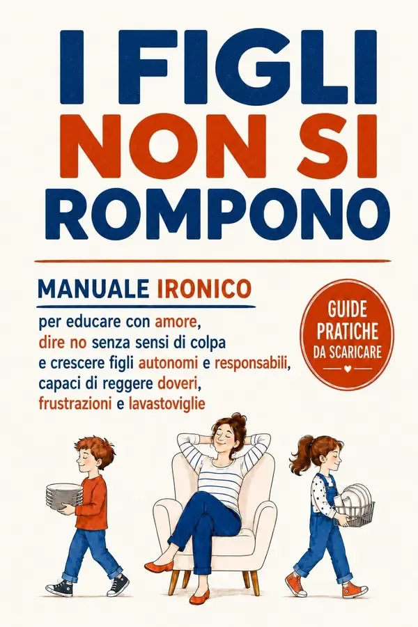 Copertina dell'ebook I figli non si rompono: manuale ironico per educare con amore, dire no senza sensi di colpa e crescere figli autonomi e responsabili, capaci di reggere doveri, frustrazioni e lavastoviglie di Maestra Anna