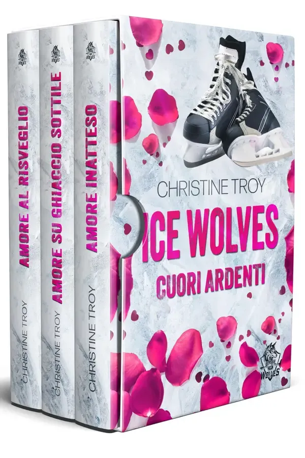Copertina dell'ebook ICE WOLVES: Cuori ardenti di Christine Troy