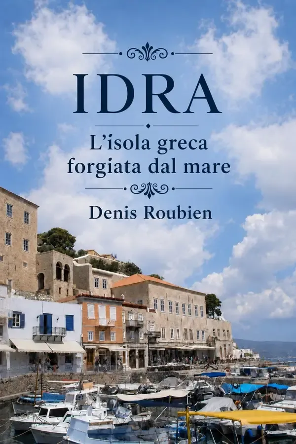 Copertina dell'ebook Idra. L'isola greca forgiata dal mare: Una guida di viaggio diversa sulla Grecia, tra storia, architettura e natura (Viaggio nella cultura e nel paesaggio Vol. 17) di Denis Roubien