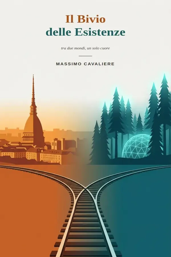Copertina dell'ebook Il Bivio delle Esistenze: Tra due mondi, un solo cuore. Un romanzo tra fantascienza e amore. di Massimo Cavaliere