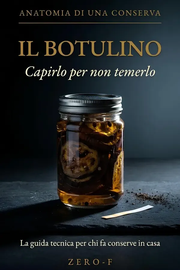 Copertina dell'ebook Il Botulino: Capirlo per Non Temerlo - La Guida Tecnica per Chi Fa Conserve in Casa: Rischio Reale, Dati Ufficiali e Come Proteggersi Davvero (Anatomia di una Conserva) di Zero-F zerof.conserve@gmail.com