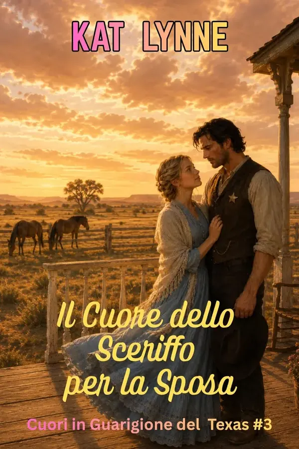 Copertina dell'ebook Il cuore dello sceriffo per la sposa (Cuori in guarigione del Texas Vol. 3) di Kat Lynne