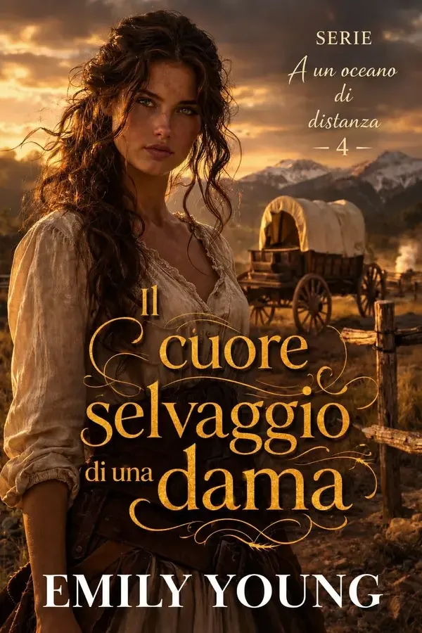 Copertina dell'ebook Il cuore selvaggio di una dama (A un oceano di distanza Vol. 4) di Emily Young