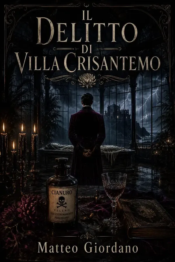 Copertina dell'ebook Il delitto di Villa Crisantemo di Matteo Giordano