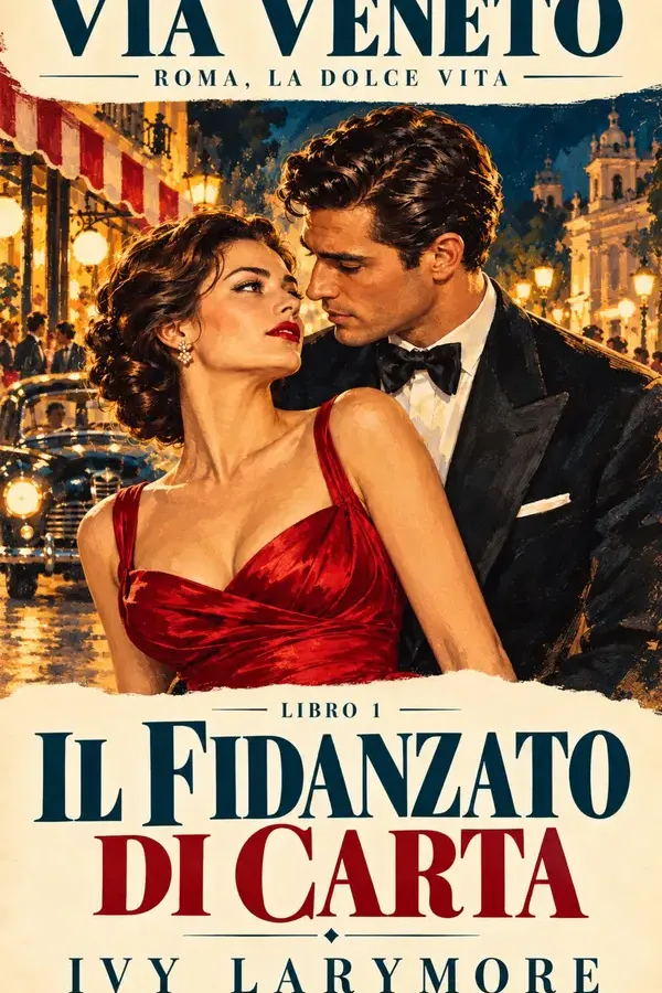 Copertina dell'ebook Il fidanzato di carta : Un romance nella Roma della Dolce Vita (Via Veneto Vol. 1) di Ivy Larymore