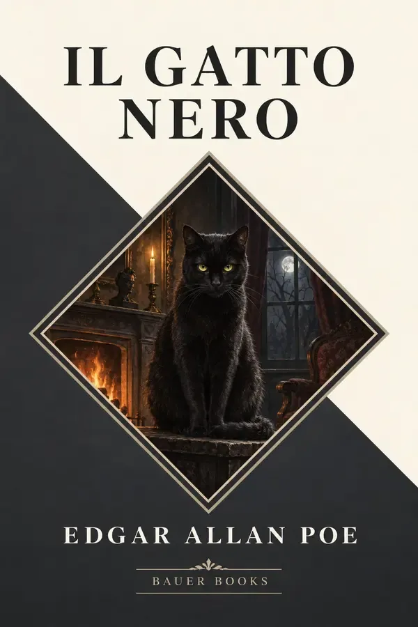 Copertina dell'ebook Il gatto nero di Edgar Allan Poe