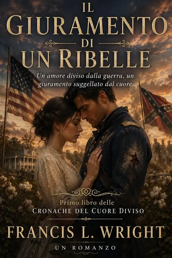 Copertina dell'ebook Il Giuramento Di Un Ribelle: Un amore diviso dalla guerra, un giuramento suggellato dal cuore (Cronache del Cuore Diviso Vol. 1) di Francis L. Wright