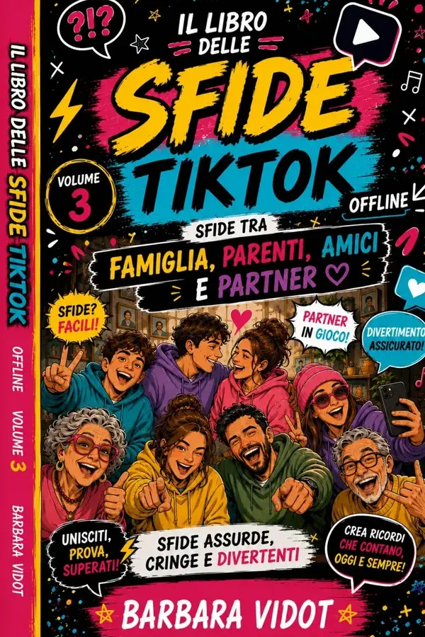Copertina dell'ebook Il Libro delle Sfide Tiktok Offline Vol. 3: Party Edition - Tutti contro tutti: Sfide, penitenze e quiz per testare amici, coppie e parenti! (Il Libro ... TikTok Offline: Party Edition - Vol. 1:) di Barbara Vidot