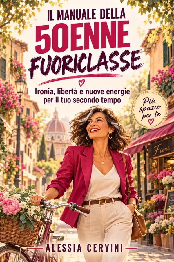 Copertina dell'ebook Il Manuale della 50enne Fuoriclasse: il regalo perfetto per donne di 50 anni che vogliono vivere i cinquant'anni da vera protagonista di Alessia Cervini