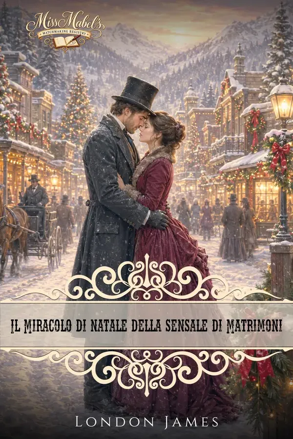Copertina dell'ebook Il Miracolo di Natale della Sensale di Matrimoni (L'Agenzia Matrimoniale di Miss Mabel) di London James
