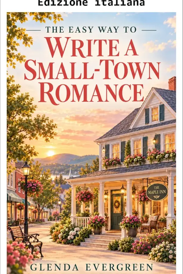 Copertina dell'ebook Il modo facile per scrivere un romanzo rosa di piccola città di Glenda Evergreen