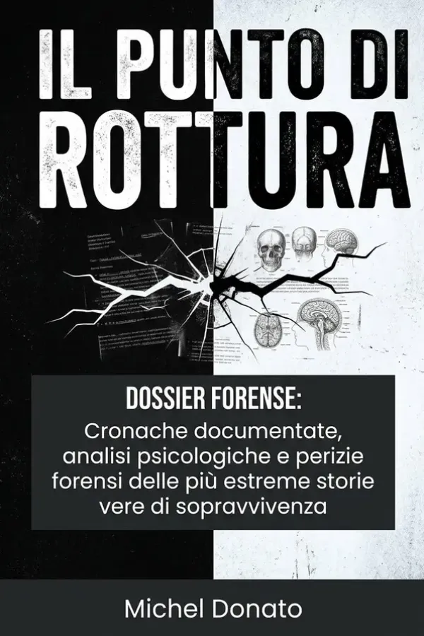 Copertina dell'ebook IL PUNTO DI ROTTURA: Cronache documentate, analisi psicologiche e perizie forensi delle più estreme storie vere di sopravvivenza. di Michel Donato