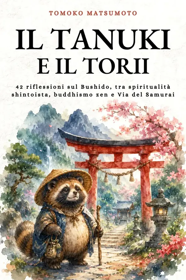 Copertina dell'ebook Il Tanuki e il Torii: 42 riflessioni sul Bushido, tra spiritualità shintoista, buddhismo zen e Via del Samurai (Saggezza Zen) di Tomoko Matsumoto