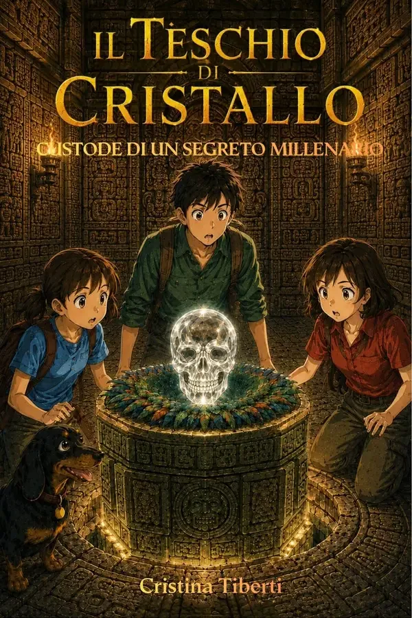 Copertina dell'ebook Il Teschio di Cristallo: Custode di un Segreto Millenario: un'avventura archeologica tra i misteri dei Maya di Cristina Tiberti