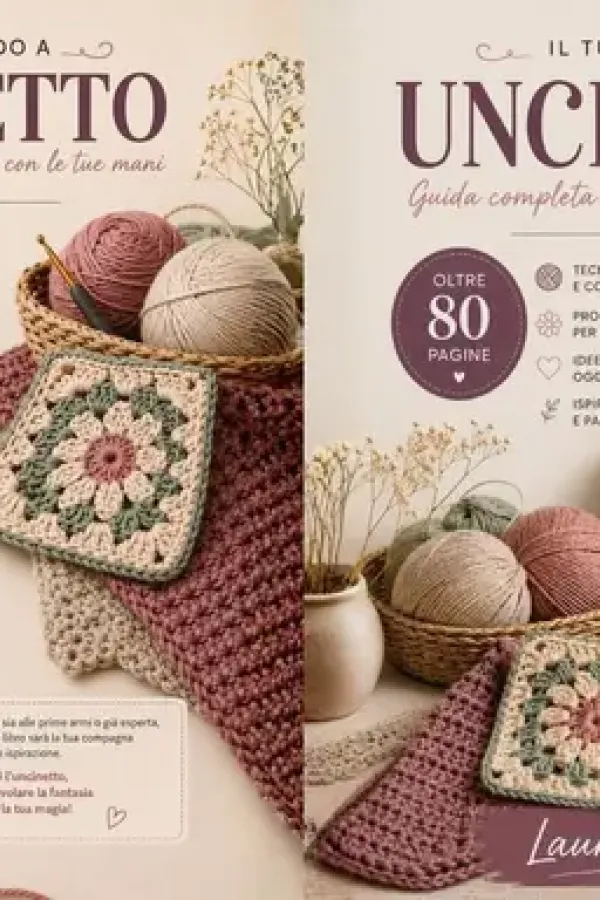 Copertina dell'ebook Il Tuo Mondo a Uncinetto : Guida completa per creare con le tue mani di Laura Spano