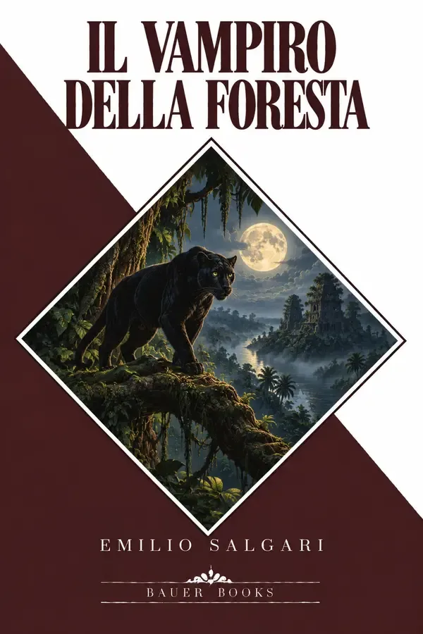 Copertina dell'ebook Il vampiro della foresta (Emilio Salgari: La Collezione Definitiva Vol. 18) di Emilio Salgari