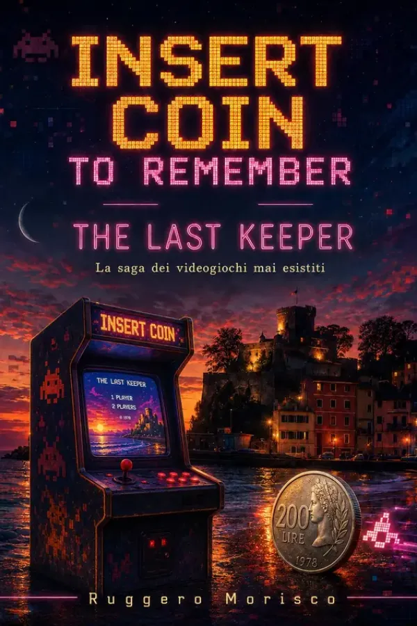 Copertina dell'ebook Insert Coin - to remember - The Last Keeper parte 1: La saga dei videogiochi mai esistiti di ruggero morisco