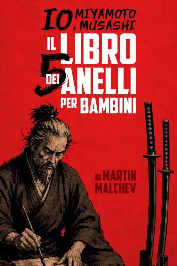Copertina dell'ebook IO, MIYAMOTO MUSASHI: IL LIBRO DEI CINQUE ANELLI PER BAMBINI (La serie "Io") di Martin Malchev