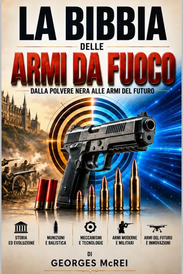 Copertina dell'ebook La Bibbia Delle Armi da Fuoco: Dalla polvere nera alle armi del futuro (Civiltà, storia e guerre Vol. 2) di Georges McRei