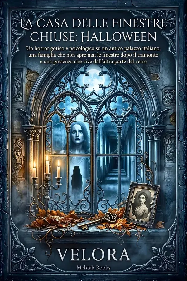 Copertina dell'ebook LA CASA DELLE FINESTRE CHIUSE: HALLOWEEN: Un horror gotico e psicologico su un antico palazzo italiano, una famiglia che non apre mai le finestre dopo il tramonto e una presenza che vive... di VELORA Smith