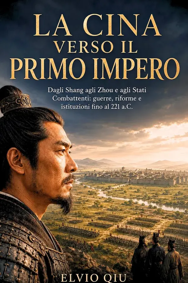 Copertina dell'ebook La Cina verso il primo impero: Dagli Shang agli Zhou e agli Stati Combattenti: guerre, riforme e istituzioni fino al 221 a.C. di Elvio Qiu