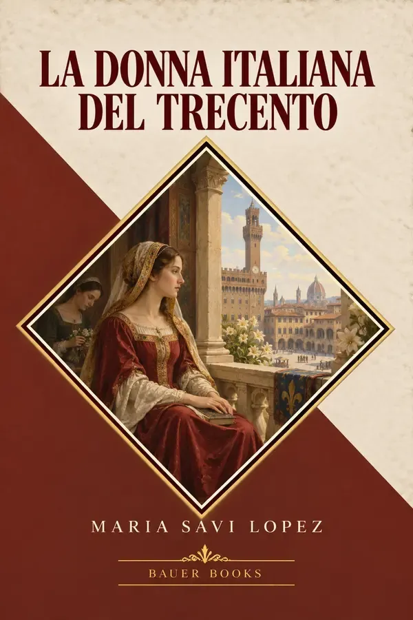 Copertina dell'ebook La donna italiana del trecento di Maria Savi Lopez