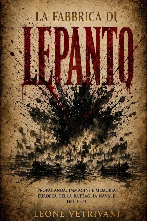 Copertina dell'ebook La fabbrica di Lepanto: Propaganda, immagini e memoria europea della battaglia navale del 1571 di Leone Vetrivani