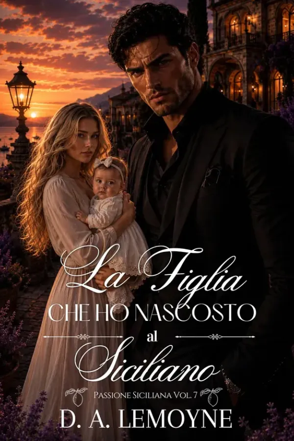 Copertina dell'ebook La Figlia che ho nascoto al siciliano (Passione Siciliana Vol. 7) di D. A. Lemoyne
