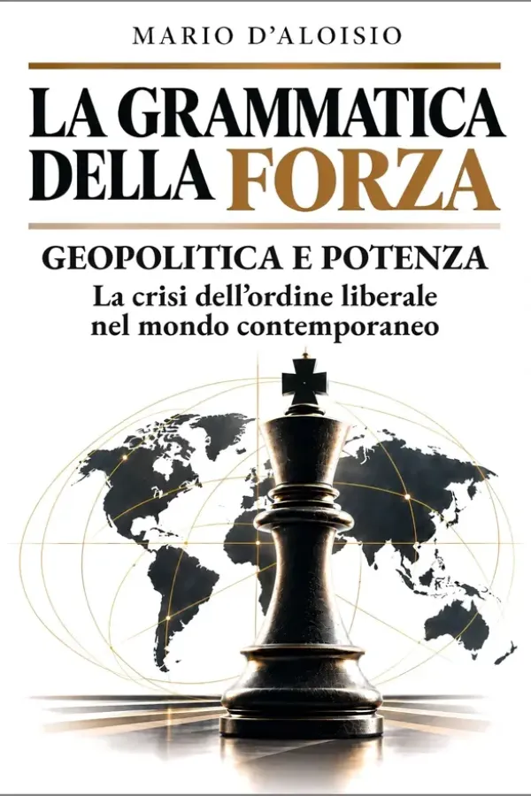 Copertina dell'ebook La grammatica della forza: Geopolitica e potenza. La crisi dell'ordine liberale nel mondo contemporaneo. di Mario D'Aloisio
