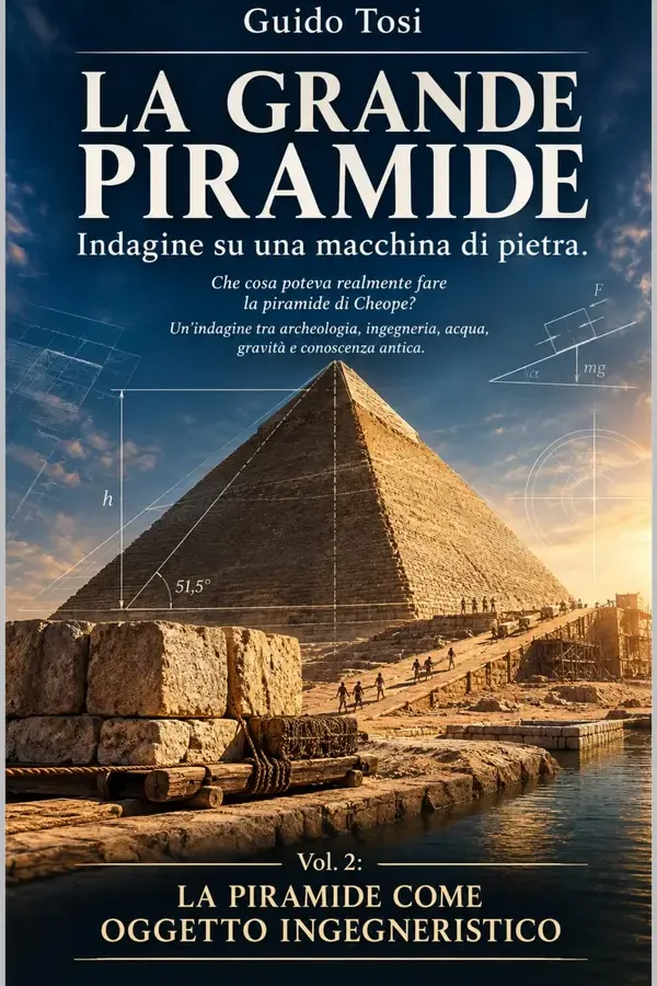 Copertina dell'ebook LA GRANDE PIRAMIDE Indagine su una macchina di pietra.: Vol. 2: LA PIRAMIDE COME OGGETTO INGEGNERISTICO di Guido Tosi