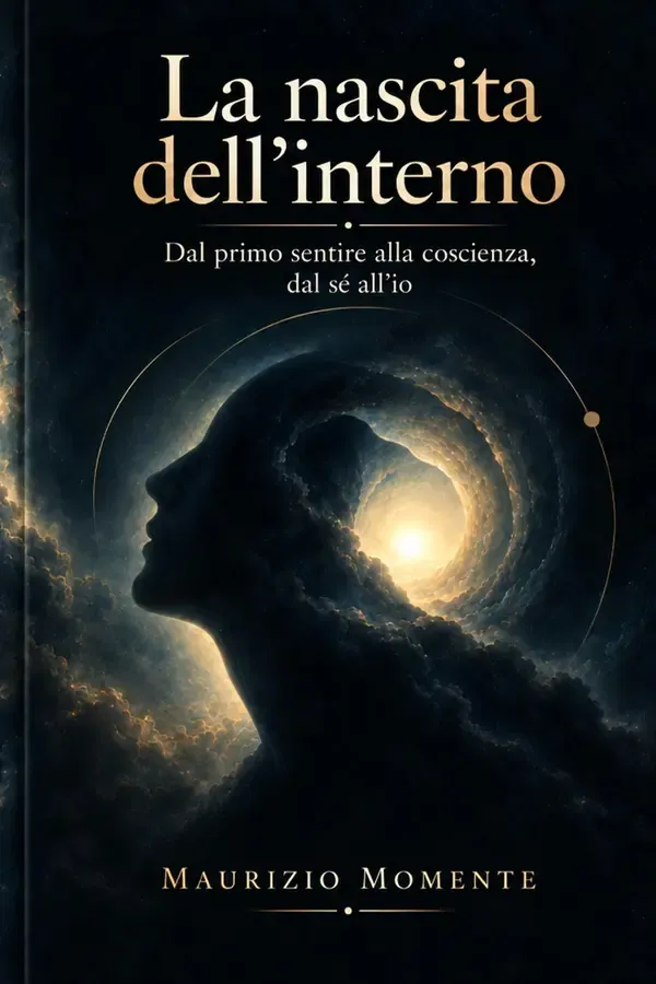 Copertina dell'ebook La nascita dell'interno: Dal primo sentire alla coscienza, dal sé all'io di Maurizio Momente