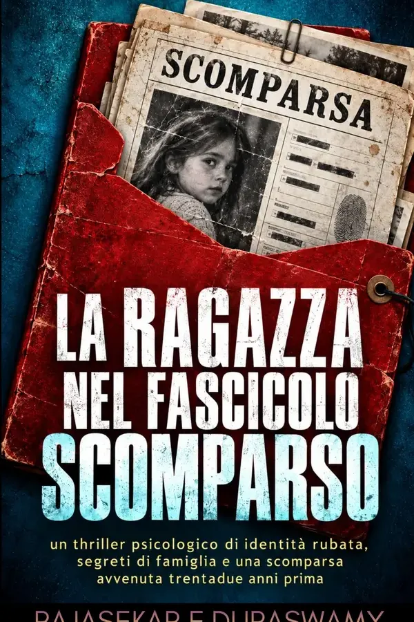 Copertina dell'ebook La ragazza nel fascicolo scomparso: Un thriller psicologico di identità rubata, segreti di famiglia e una scomparsa avvenuta trentadue anni prima di Rajasekar F.Duraswamy
