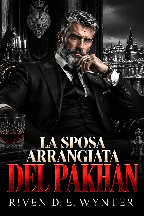 Copertina dell'ebook LA SPOSA ARRANGIATA DEL PAKHAN: Sottotitolo: Un Romance Dark Bratva con Differenza d'Età (I GIURAMENTI DI SANGUE DELLA BRATVA Vol. 1) di Riven D. E. Wynter