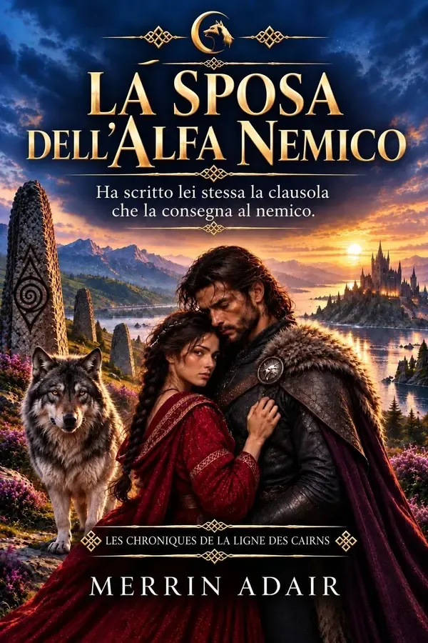 Copertina dell'ebook LA SPOSA DELL'ALFA NEMICO: Ha scritto lei stessa la clausola che la consegna al nemico di MERRIN ADAIR