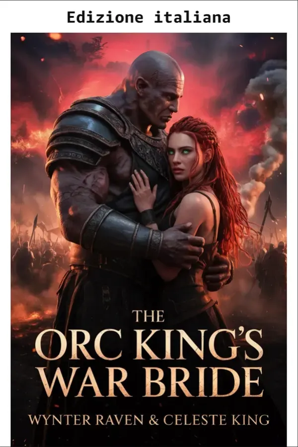 Copertina dell'ebook La sposa di guerra del re orco di Wynter Raven