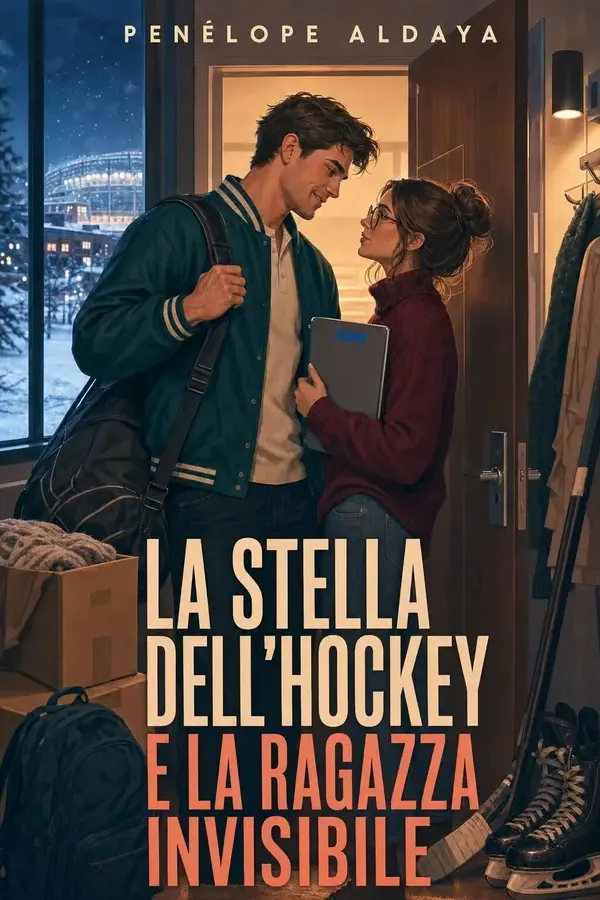 Copertina dell'ebook LA STELLA DELL'HOCKEY E LA RAGAZZA INVISIBILE di Penélope Aldaya