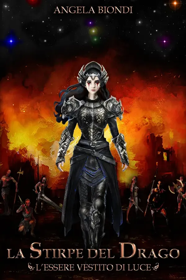 Copertina dell'ebook La Stirpe del Drago: L'Essere vestito di Luce di Angela Biondi
