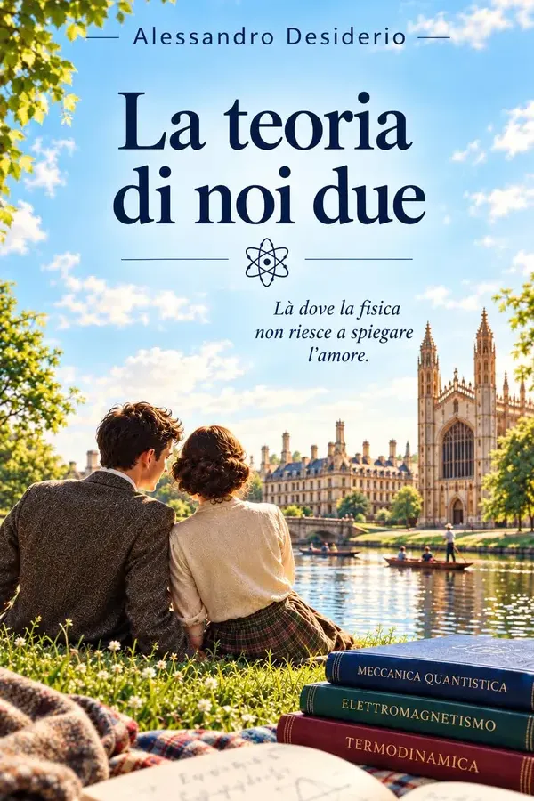 Copertina dell'ebook La teoria di noi due: Là dove la fisica non riesce a spiegare l'amore. di Alessandro Desiderio
