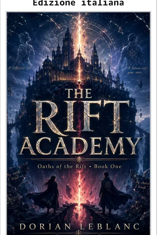 Copertina dell'ebook L'Accademia Rift (I giuramenti del Rift Vol. 1) di Dorian Leblanc