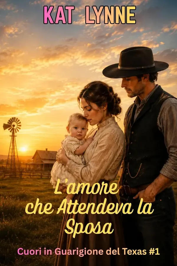 Copertina dell'ebook L'amore che attendeva la sposa (Cuori in guarigione del Texas Vol. 1) di Kat Lynne