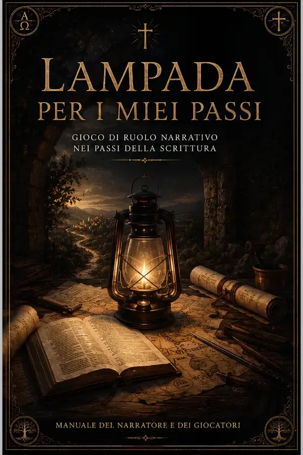 Copertina dell'ebook LAMPADA PER I MIEI PASSI: Gioco di ruolo narrativo nei passi della Scrittura (LUDUS VERBUM - Giochi di ruolo) di Ludus Verbum