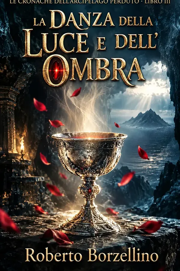 Copertina dell'ebook Le Cronache Dell'Arcipelago Perduto. Libro 3: La Danza della Luce e dell'Ombra di Roberto Borzellino