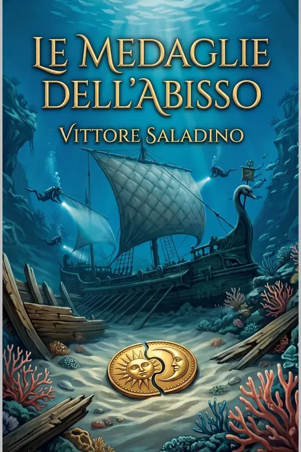Copertina dell'ebook LE MEDAGLIE DELL'ABISSO (I racconti di Capo Boeo Vol. 1) di Vittore Saladino