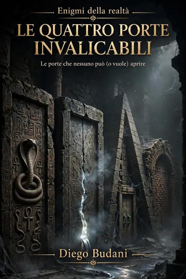 Copertina dell'ebook LE QUATTRO PORTE INVALICABILI: Le porte che nessuno può (o vuole) aprire (Enigmi della Realtà) di Diego Budani