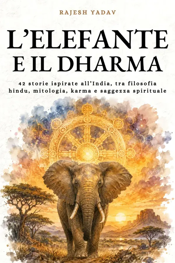 Copertina dell'ebook L'Elefante e il Dharma: 42 storie ispirate all'India, tra filosofia hindu, mitologia, karma e saggezza spirituale (Saggezza Zen) di Rajesh Yadav