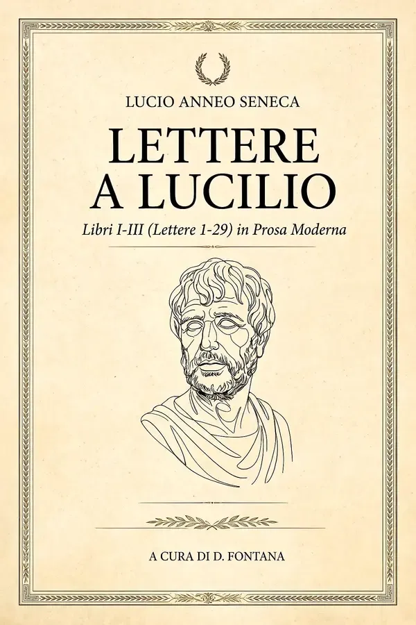 Copertina dell'ebook LETTERE A LUCILIO di Lucio Anneo Seneca: Libri I-III (Lettere 1-29) in Prosa Moderna (Gli Imperdibili del passato Vol. 19) di D. Fontana